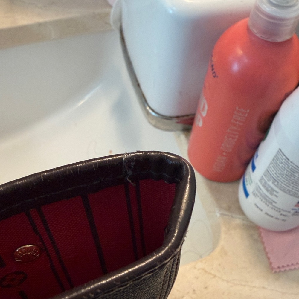 Louis Vuitton Black and Brown Checkered Tote - Picture 14 of 16